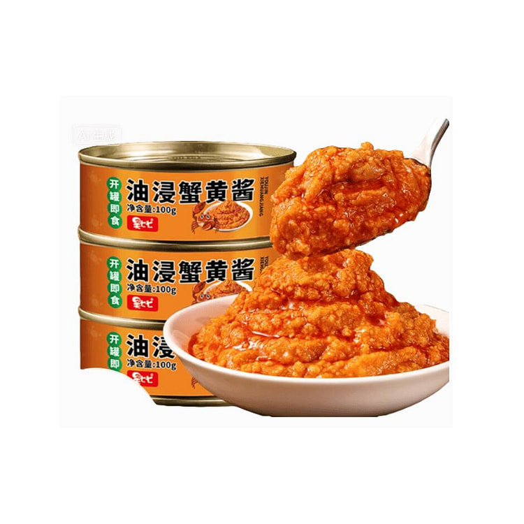 昊七七  蟹黄酱即食  100g*1罐