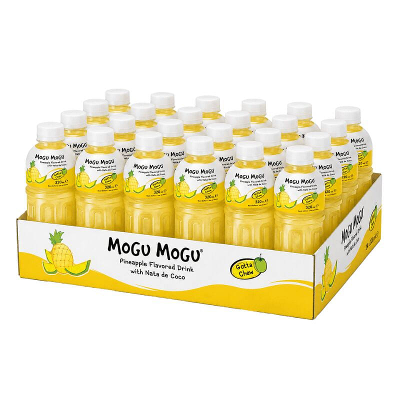 Mogu Mogu Pineapple Nata de Coco – 10.8 oz 24 bottle
