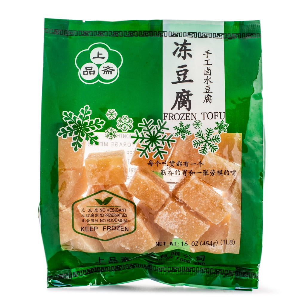Shangpin Zhai Sponge Tofu, Frozen 16 oz