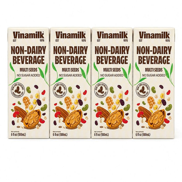 Vinamilk Non-Dairy Multi Seeds 180ml (no Sugar) 1 pack