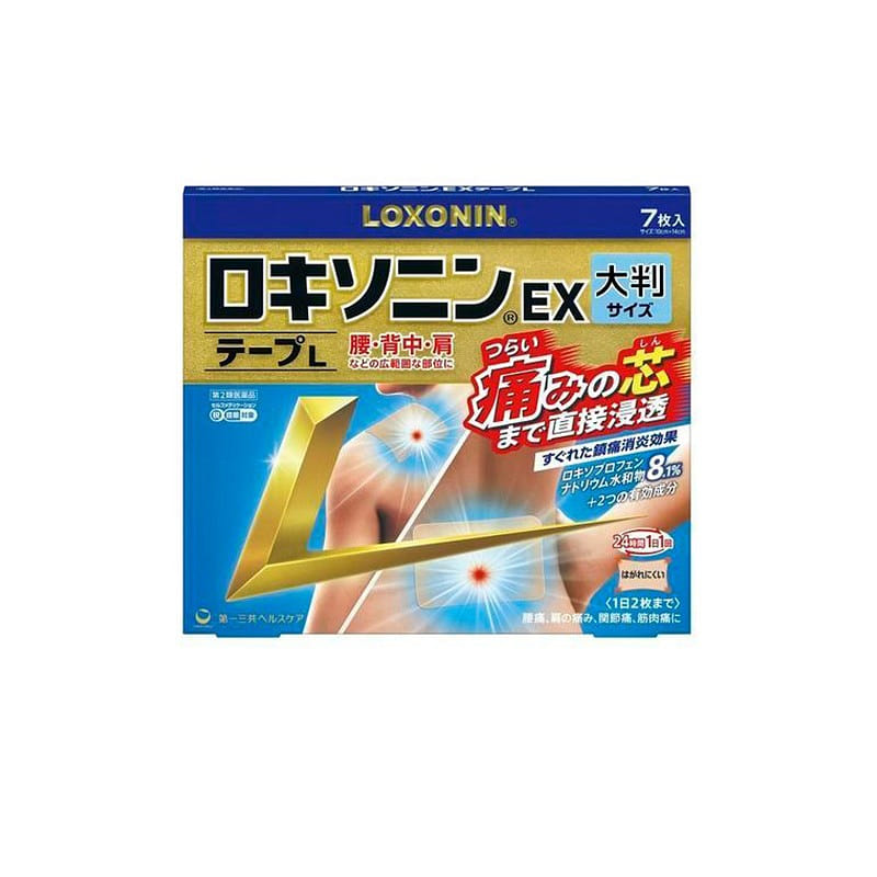 TRANSINO LOXONIN EX Pain Relief Patch L 7 pcs 1 each