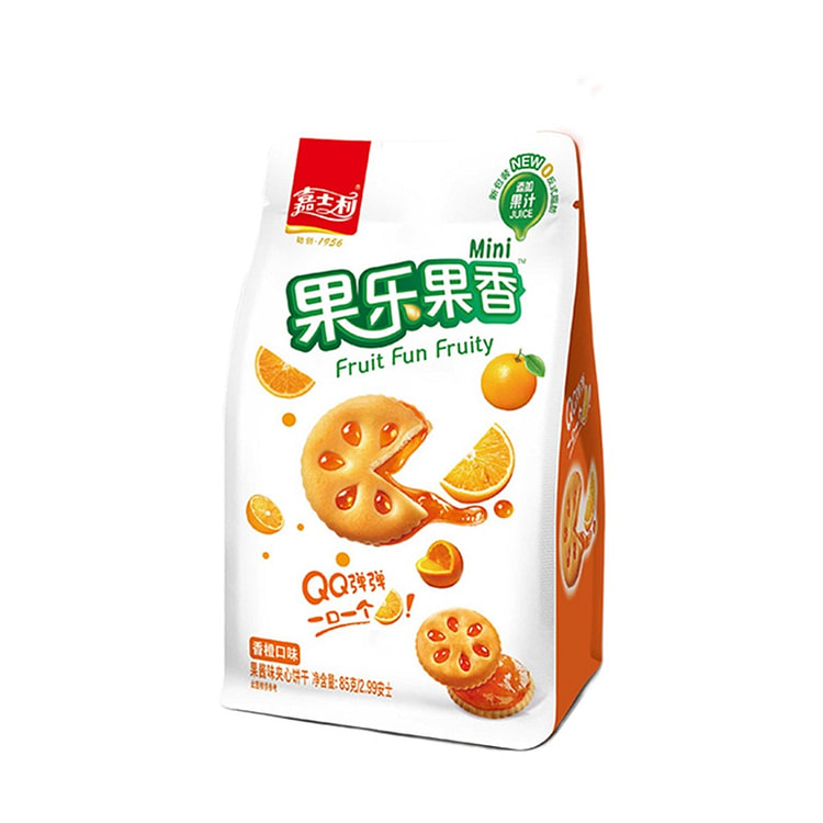 嘉士利 果乐果香饼干 香橙口味 85 克