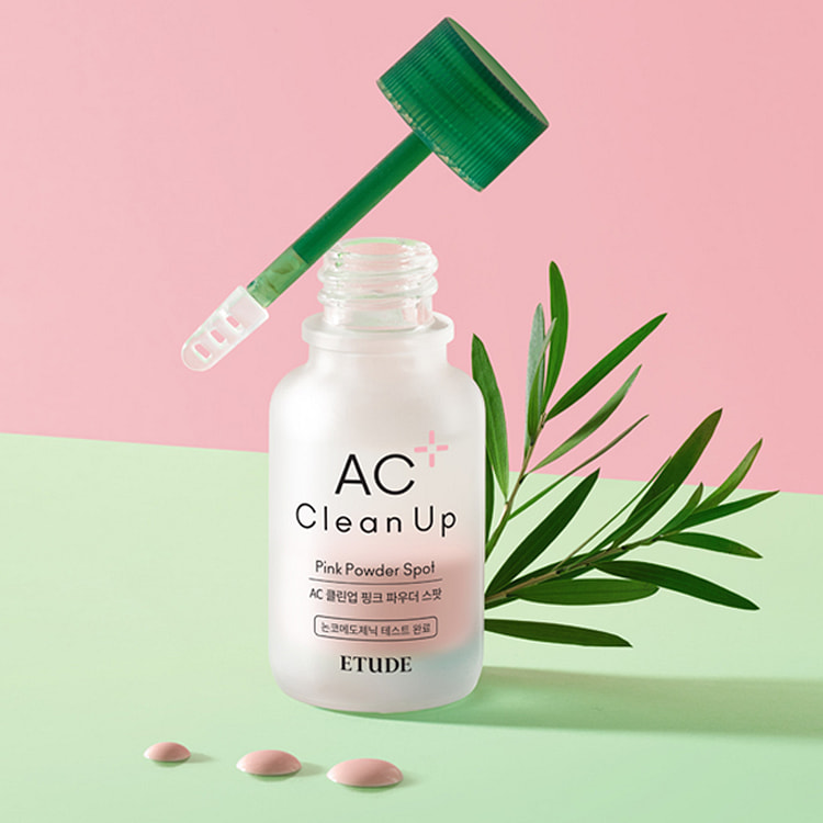 韩国直邮 - ETUDE AC Clean是一种能够清除粉色粉末斑点的清洁产品，每瓶含有15毫升。