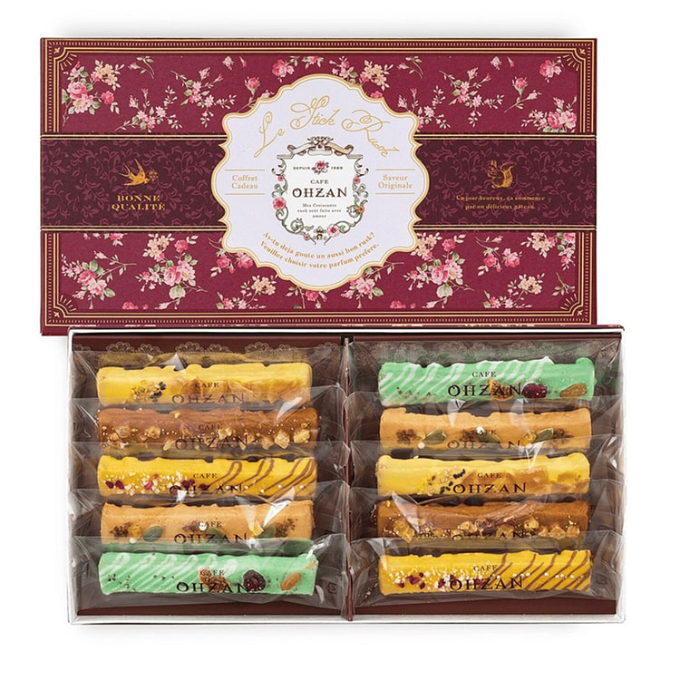 CAFE OHZAN秋季限定巧克力面包棒 10支入 1 盒