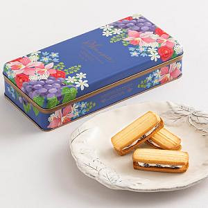 Kobe Fugetsudo Cream Raisin Sandwich Cookies 7pcs