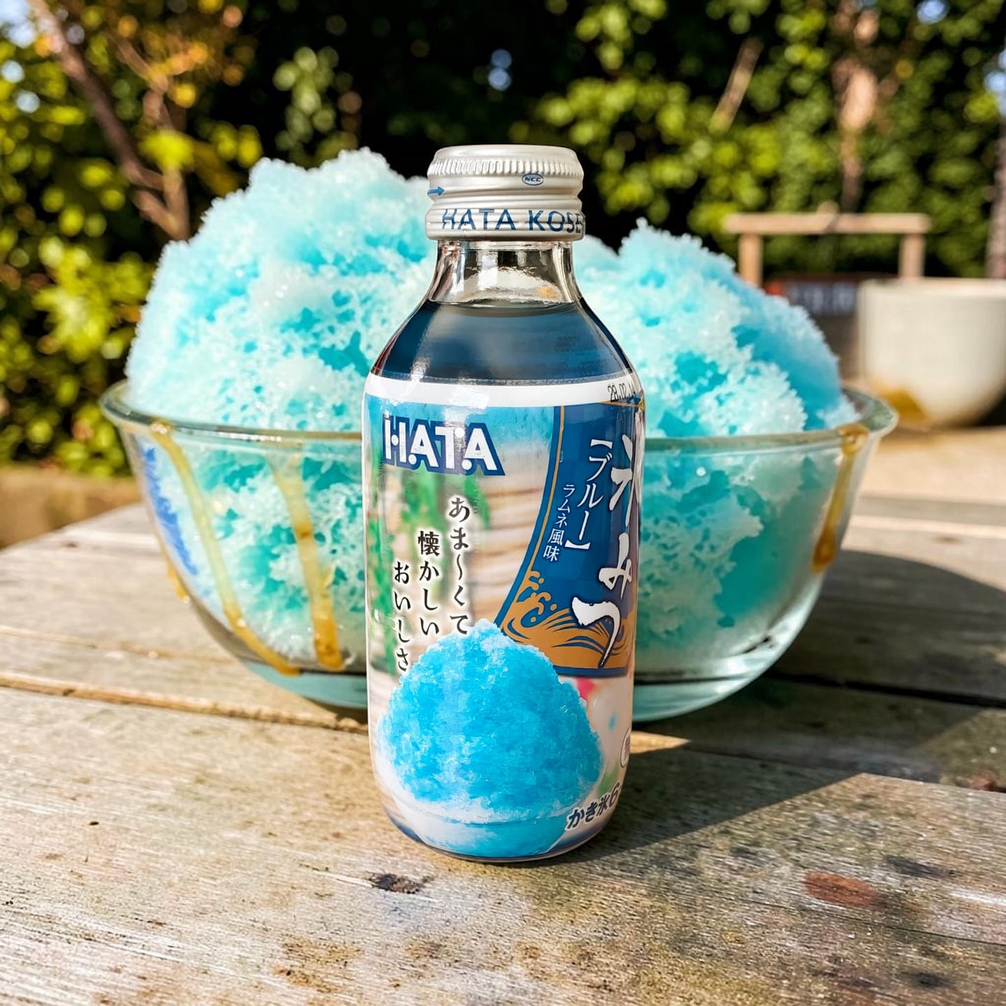 Japanese Kakigori Shaved Ice Syrup – Blue Ramune 180 g