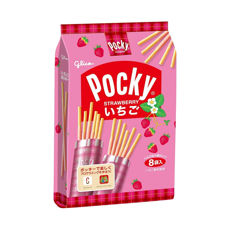格力高 草莓巧克力棒 133g 1 份