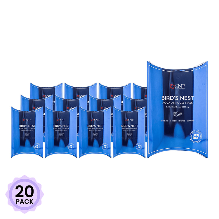 Snp 海洋燕窝水库面膜 1000 毫升*20 包