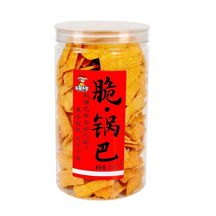 无名小卒脆锅巴罐装210g*1麻辣味小米膨化零食小吃休闲食品