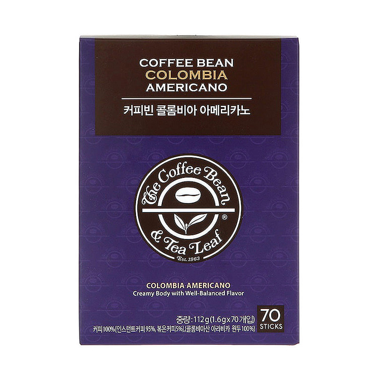 Colombia Americano Stick COFFEE 0.6g x 70P 1 each