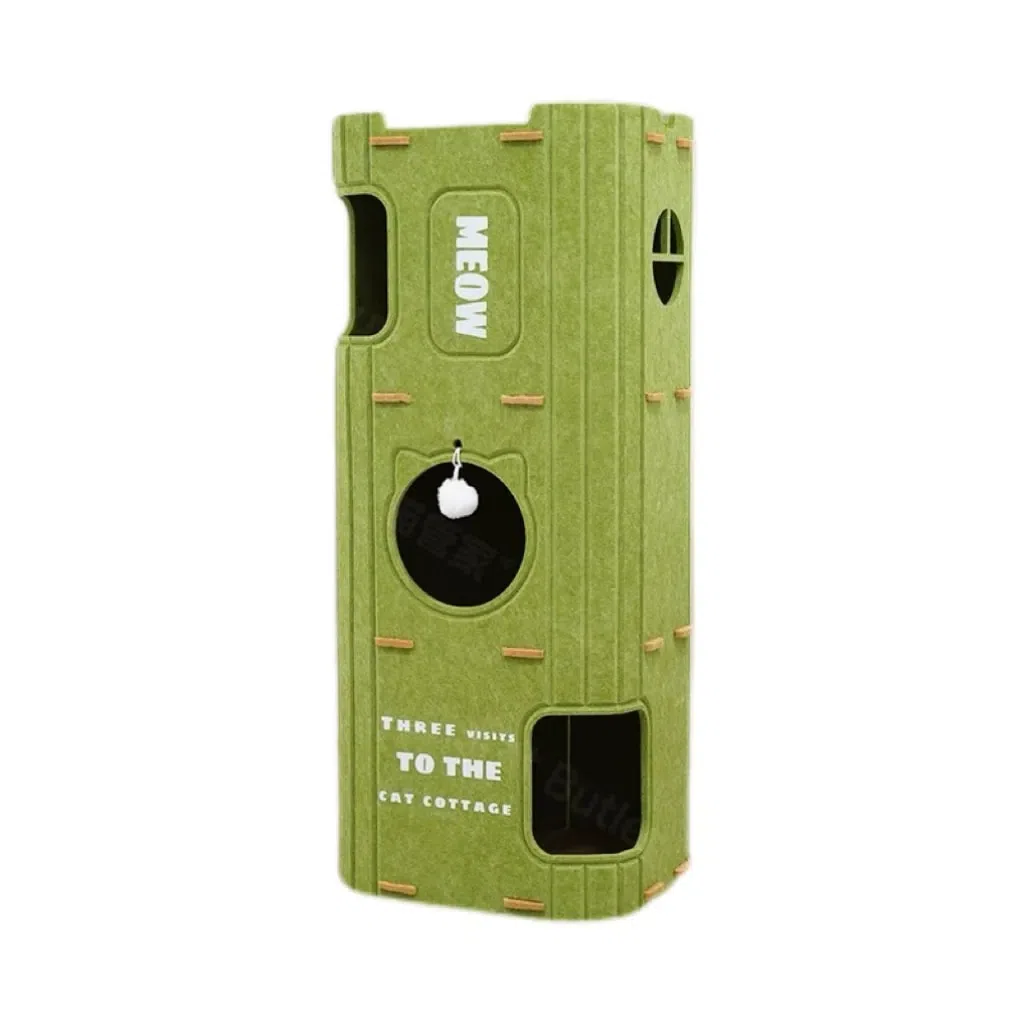 Multi-layer Cat House Cat Clim-Three Layers Green 1 count