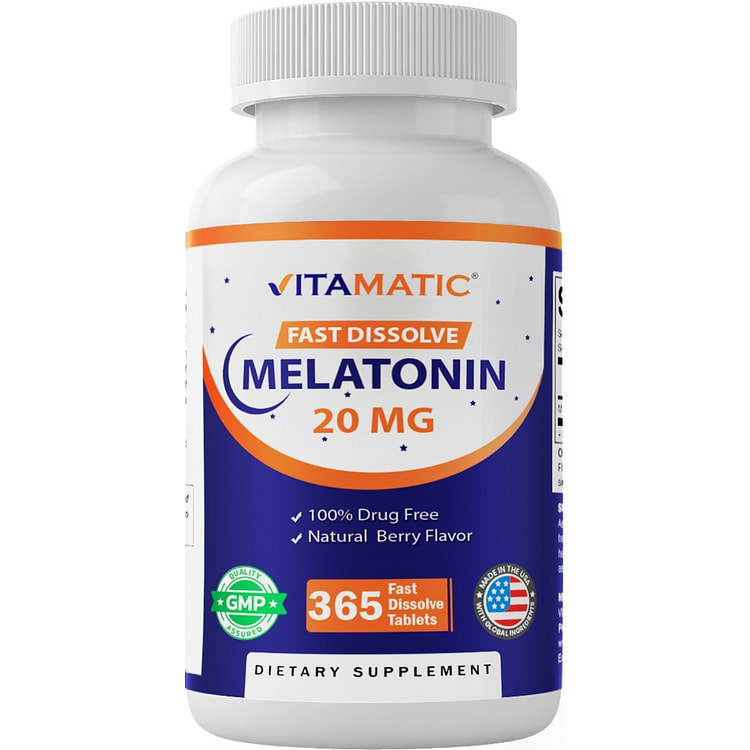 Melatonin 20mg 365 Tablets