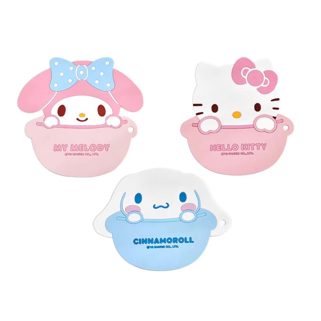 Silicone Anti-Hot Pad Heat Proof Mat Waterproof Grease Proofing Sanrio 3Pc 1 each