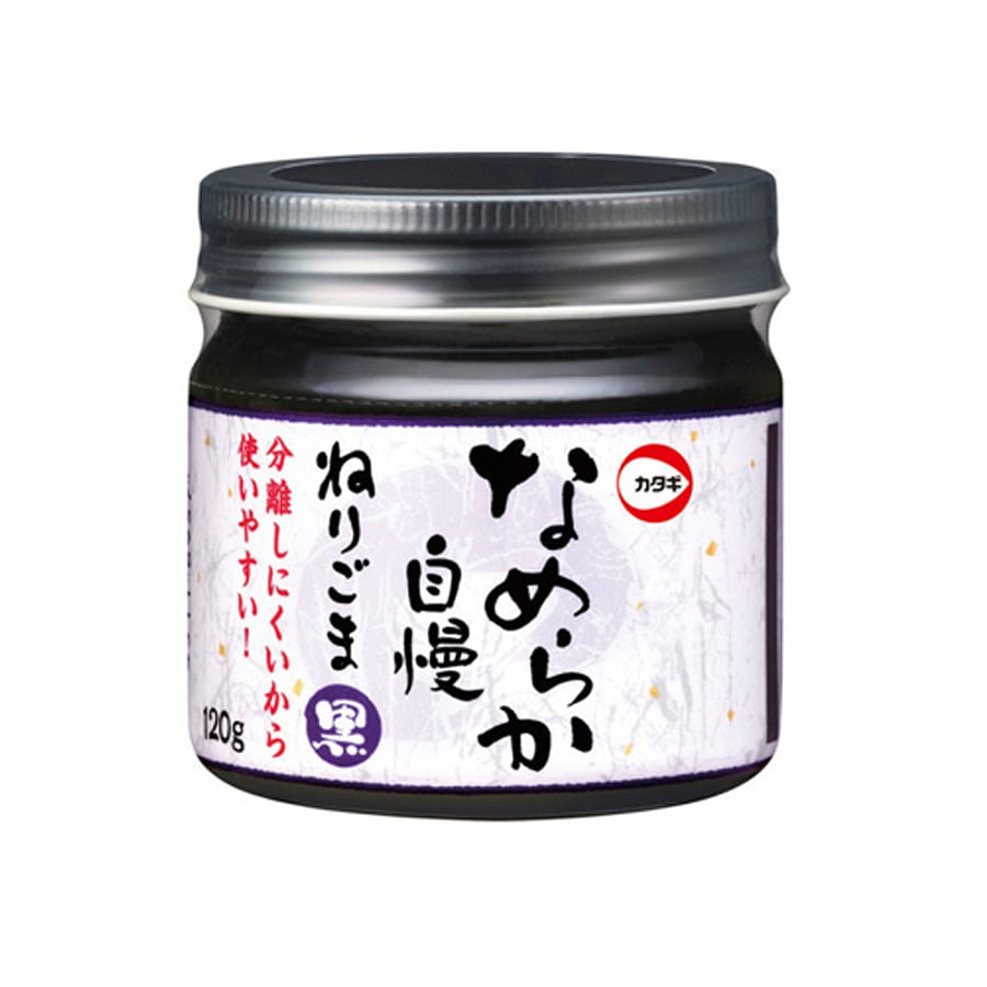 カタギ食品 なめらか自慢ねりごま黒 120g 1 本