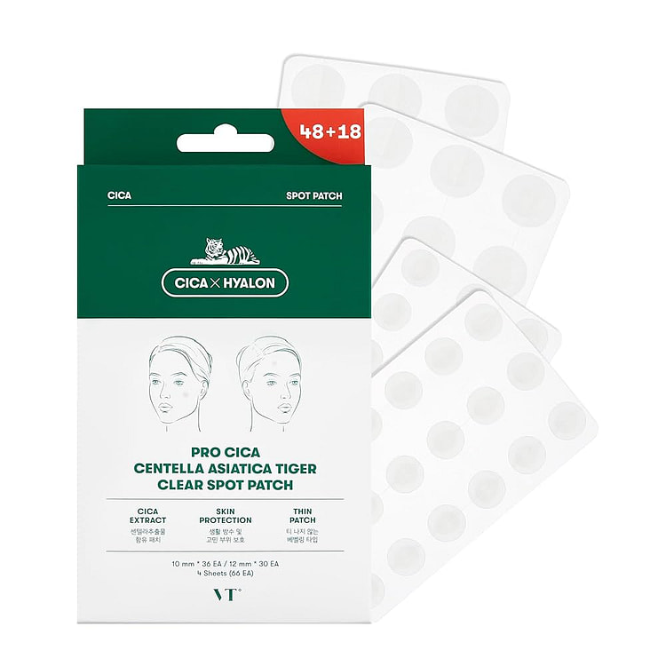 VT Cica Centella Asiatica Tiger Spot Patch Set3box