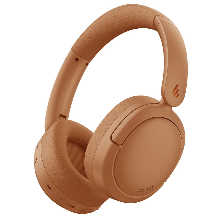 Edifier V80 Hybrid Active Noise Cancelling Bluetooth Headphones - Brown