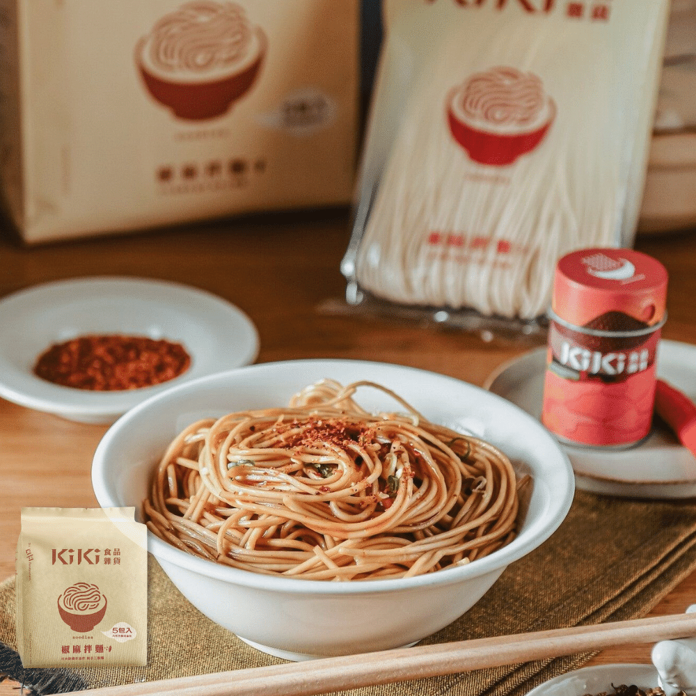 台湾【KIKI食品杂货】椒麻拌面5包入 1 份