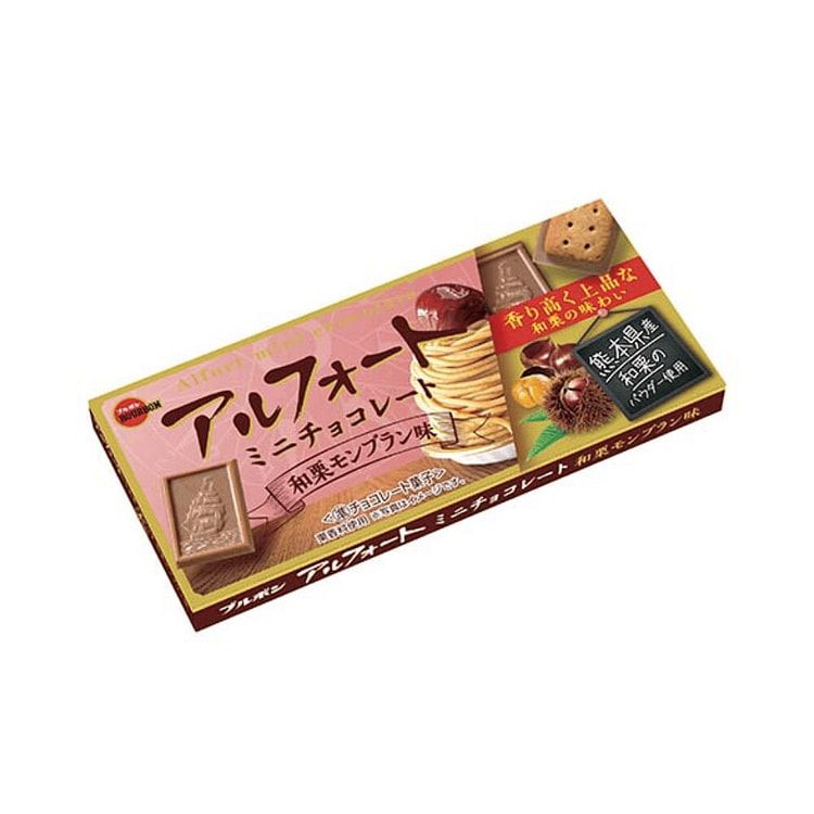 Bourbon Alfort迷你饼干 和栗蒙布朗味 12 个