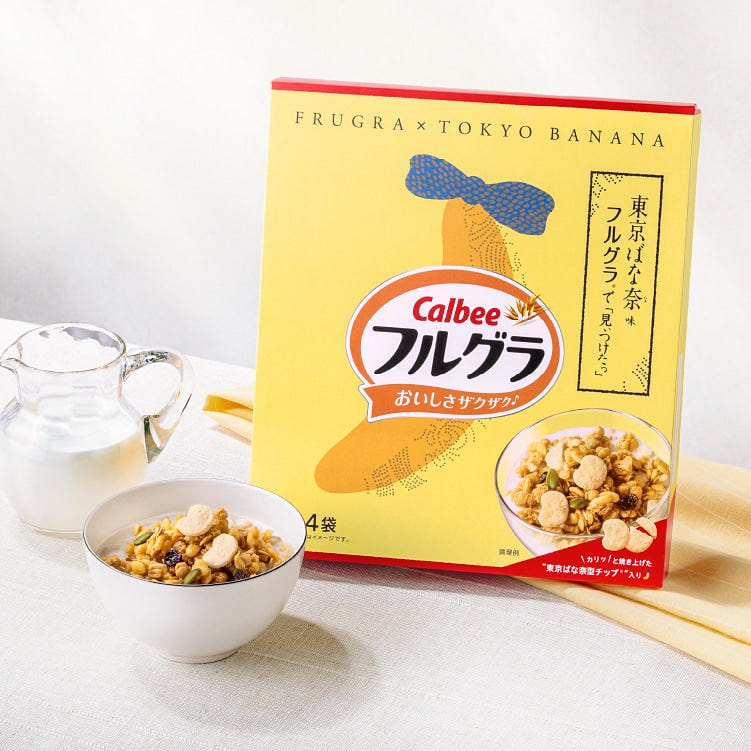 Tokyo Banana x Calbee Frugra Cereal – Banana 4pcs 1 each