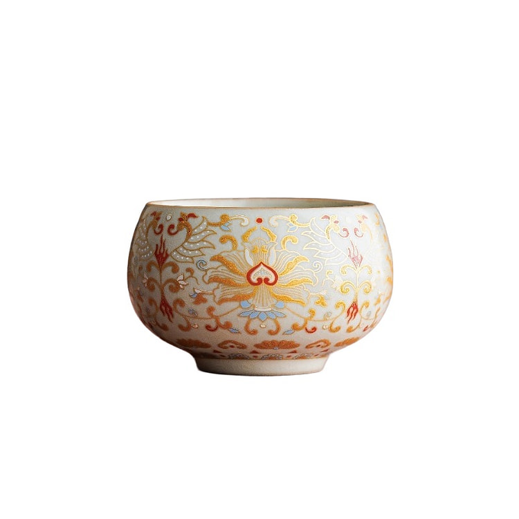 Ru Kiln Ceramic Meditation Cup 7.5 * 4.8 Cm 1 box