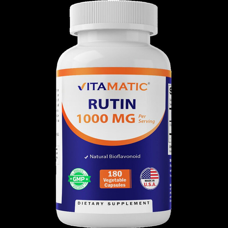 Rutin 1000mg Supplement - 180 Capsules