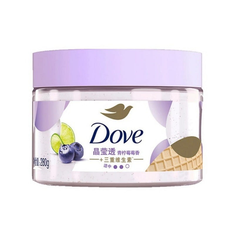 Dove Body Scrub Lime Berry Berry 280g/bottle 1 each