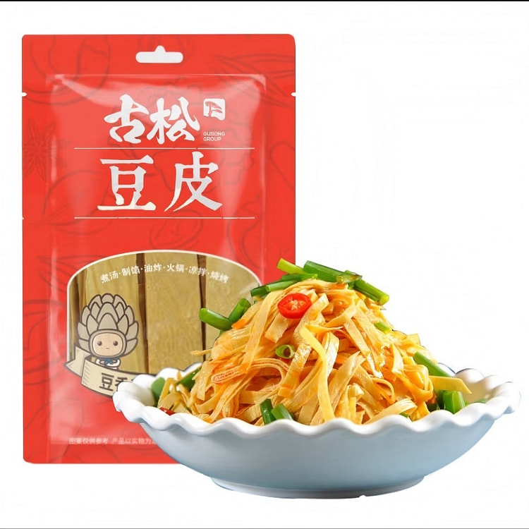 古松 干豆皮110g黄豆制品干豆腐皮麻辣烫火锅食材