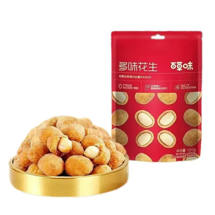 百草味多味花生酥脆炒货花生120g 120 克