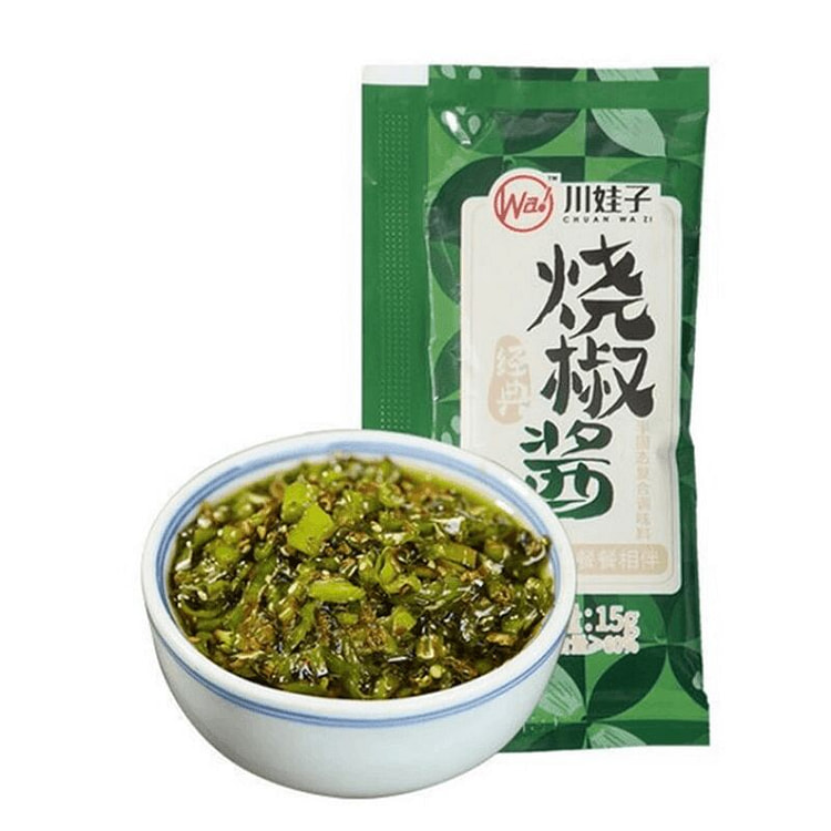 Chuan Wazi Charcoal Grilled Chili Sauce 15g*10 150 g