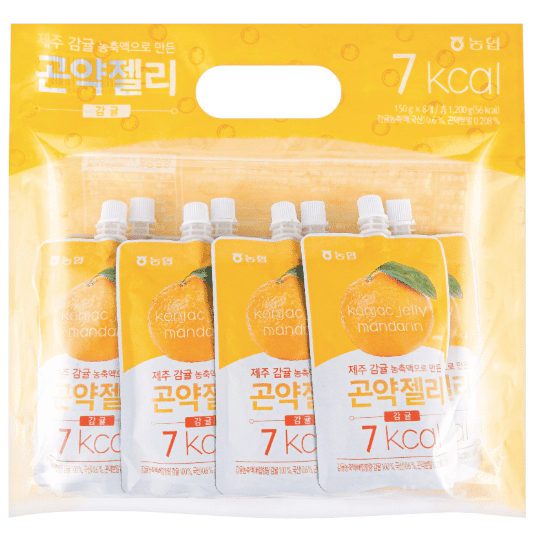 Nonghyup Konjac Jelly Orange 7kcal 150g one pack only 1 count