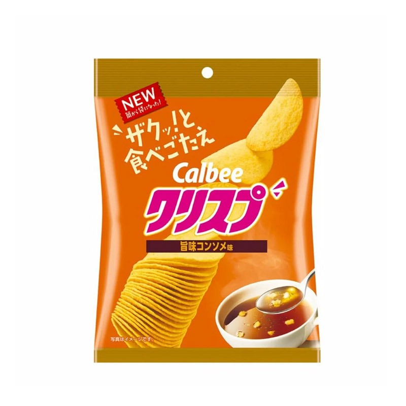 Get Calbee Crisp Potato Chips (Consomme Flavor) 45 g Delivered Weee