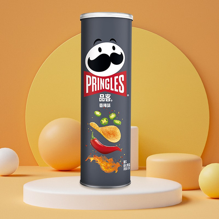 Pringles (Spicy)Canned & Barrel-packed Crisp  1pc 110 g