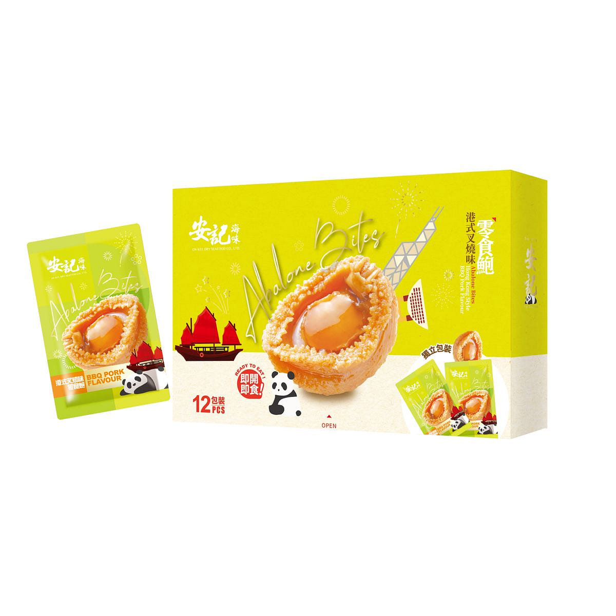 ON KEE Abalone Bites HK Style BBQ Pork Flv 12s 1 each