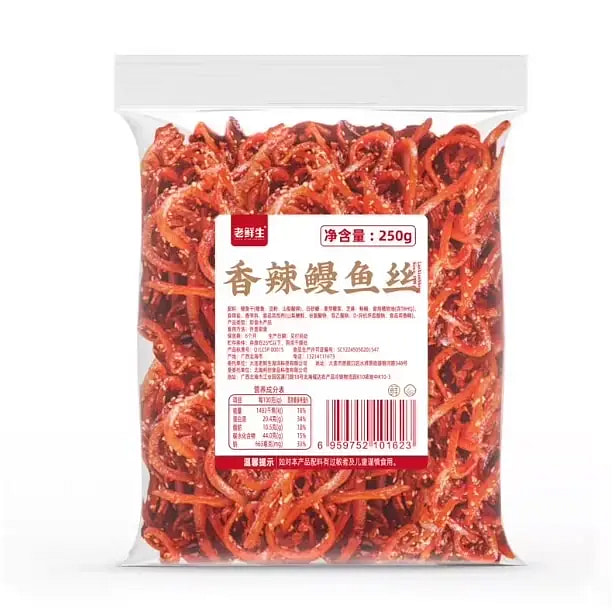 老鲜生香辣鳗鱼丝甜辣海味*1袋