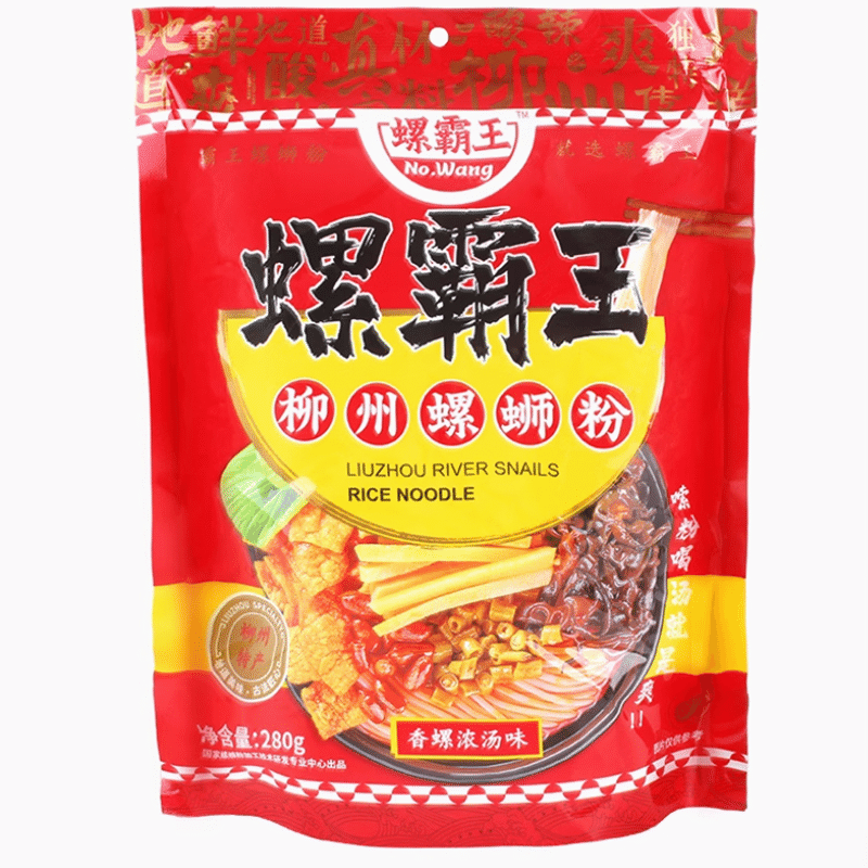 Luobawang Liuzhou Guangxi Specialty LuoSiFen Hot Spicy Snail Noodles 1 each