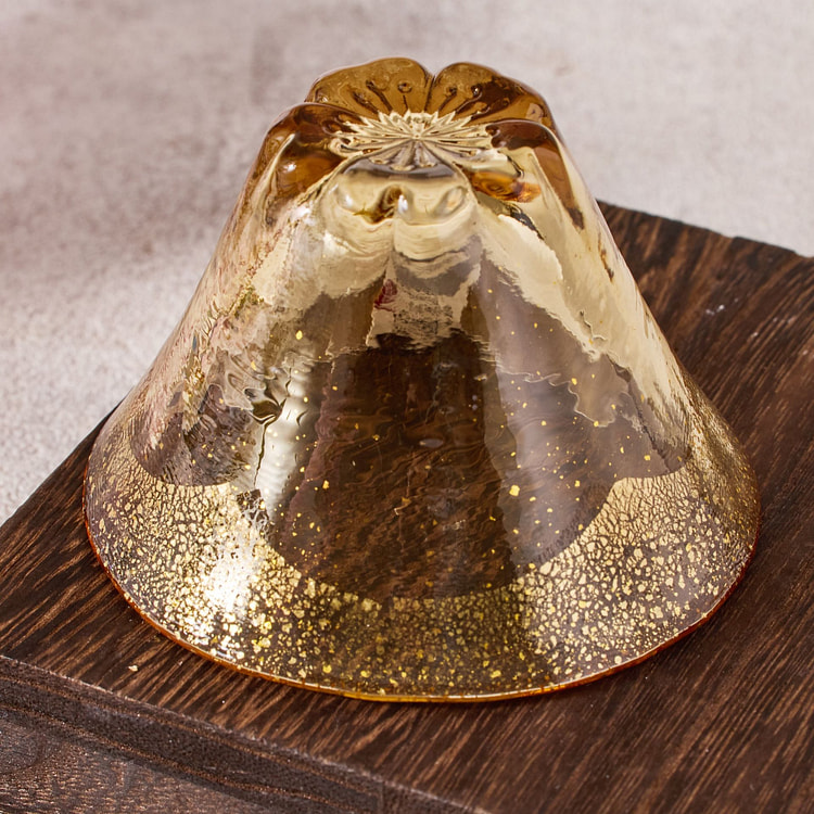 富士山樱花玻璃杯（青铜）