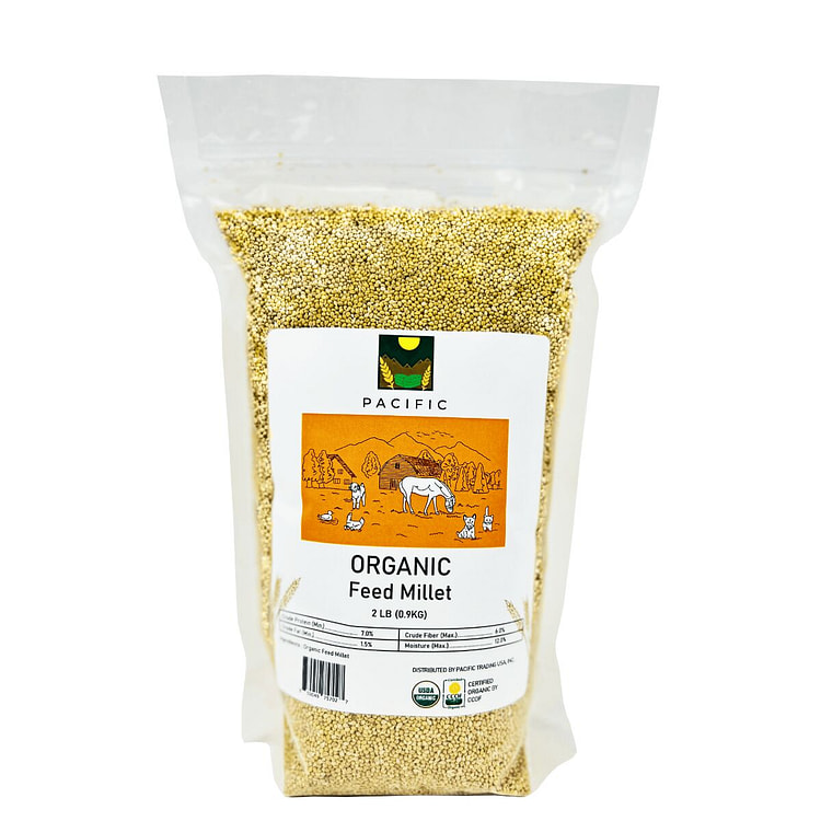 PACIFIC Pet Food Organic Millet (2lb Pack)
