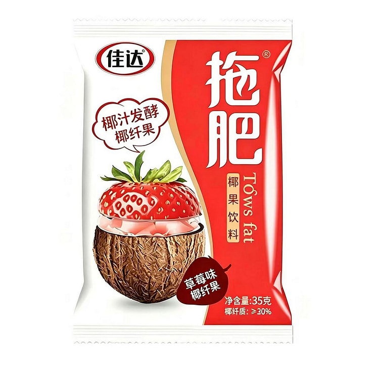 Strawberry Flavored Nata De Coco Drink 35 g (min 5)