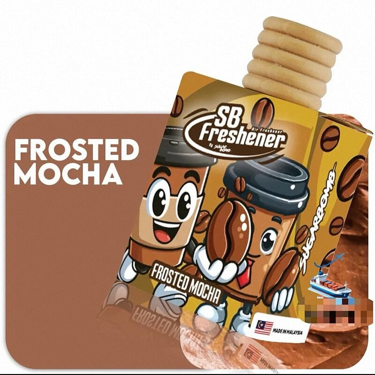 Car Fruit-Scented Diffuser  Frosty Mocha 1 count