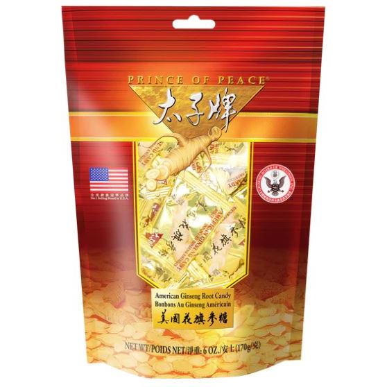 Prince of Peace American Ginseng Root Candy, 6oz 1 개