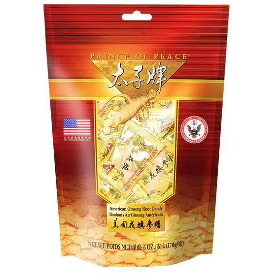 Prince of Peace American Ginseng Root Candy, 6oz 1 each