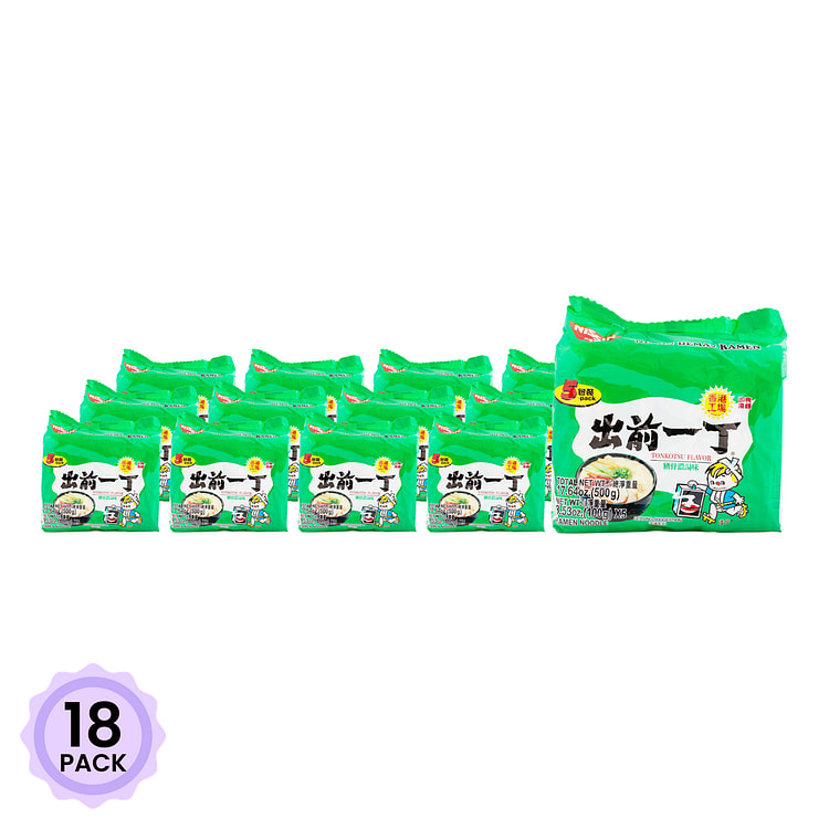 出前一丁 猪骨浓汤味 五包入 500 克*18 包