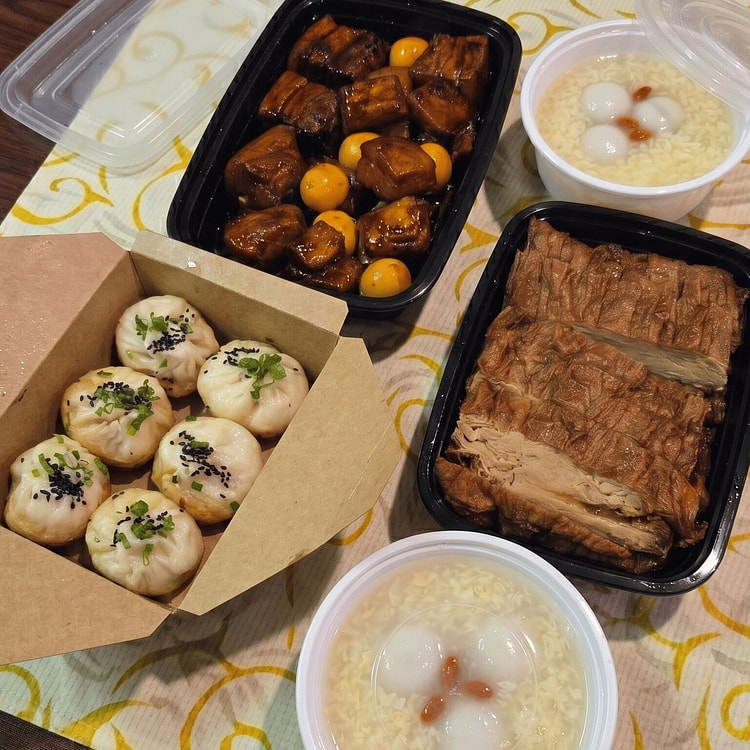 招牌红烧肉套餐 红烧肉生煎包素鸭酒酿汤圆两2份 1 份