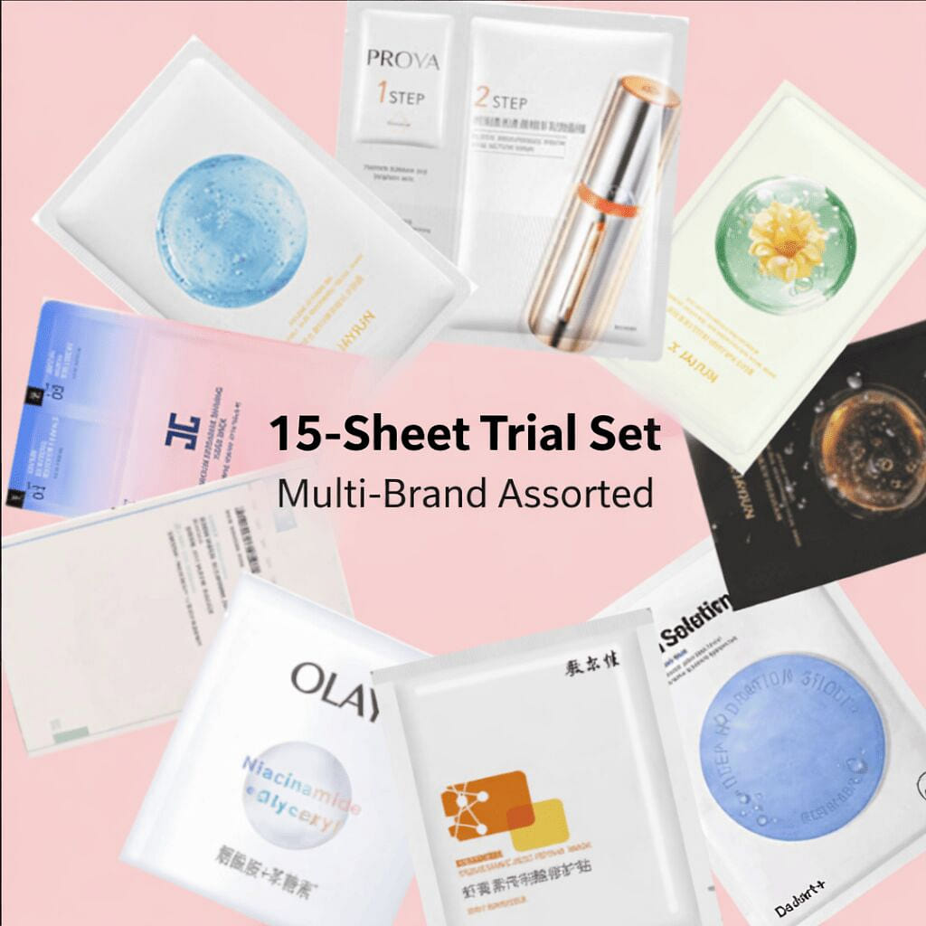 15-piece facial mask trial set 1 each