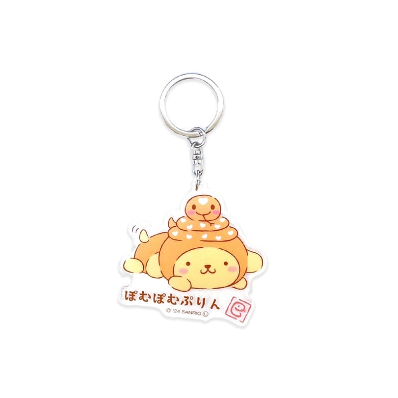 Sanrio Snake Acrylic Keychain Pompompurin 1 each