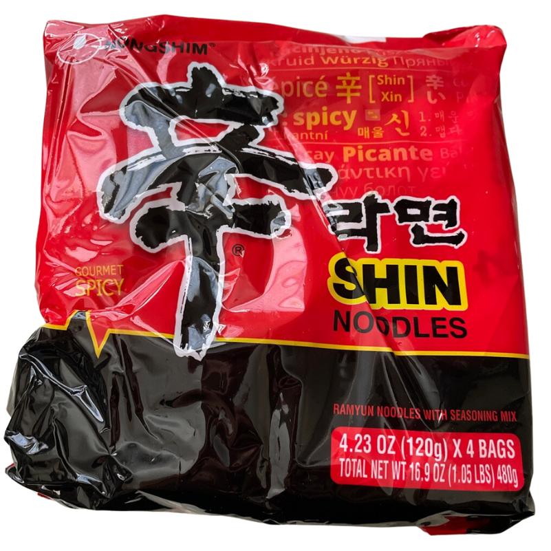 trmp様* Nongshim Shin Ramen Noodle Soup 4pk 480 g - Weee!