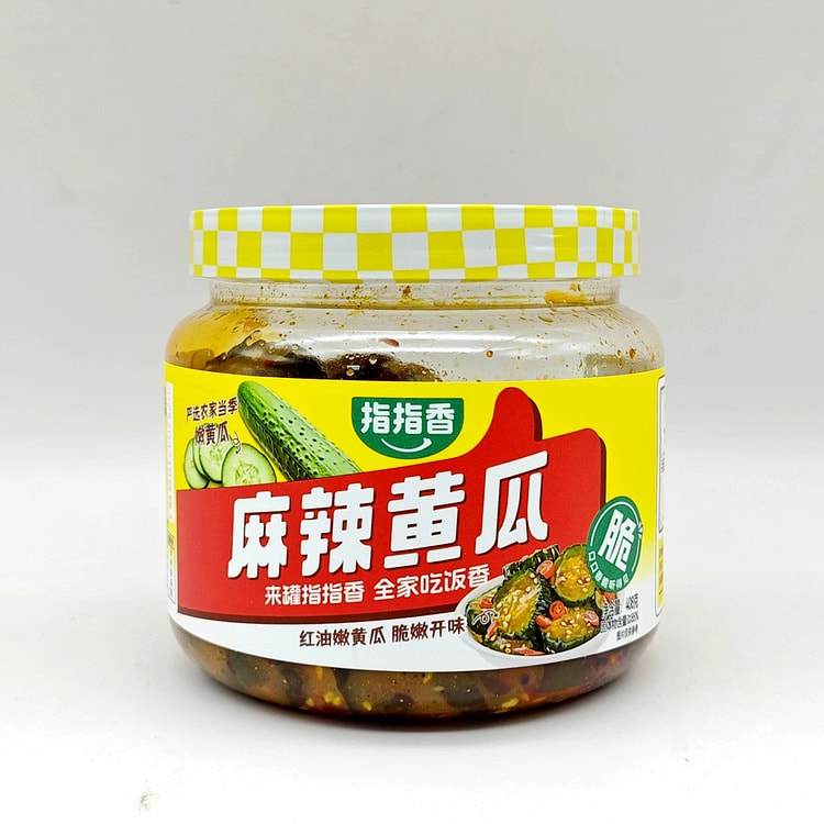 指指香麻辣黄瓜 咸菜 下饭菜 408g 1 瓶