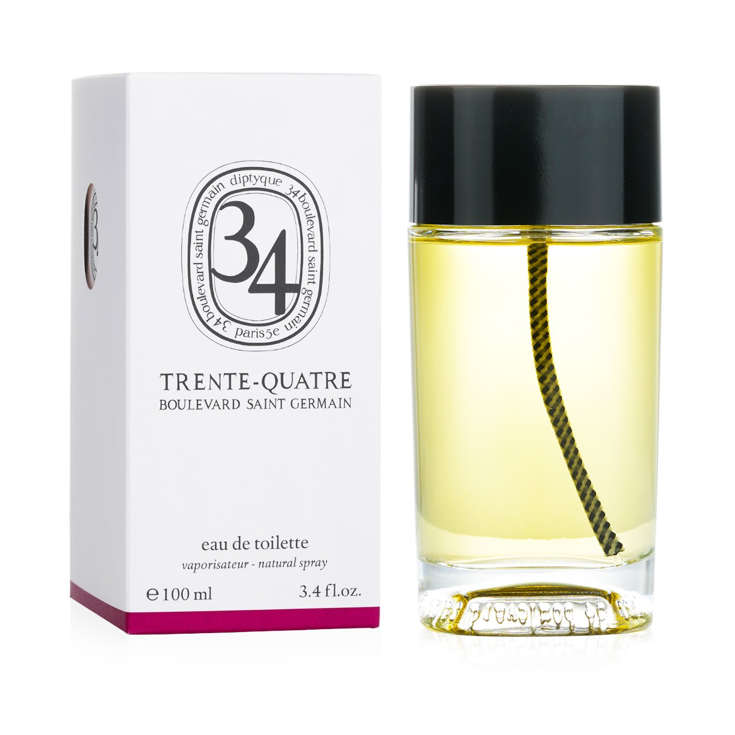 香水(ユニセックス) Diptyque 34 Trente-Quatre Eaude Toilette Diptyque 34 Trente-Quatre Eau De Toilette Spray - Weee!