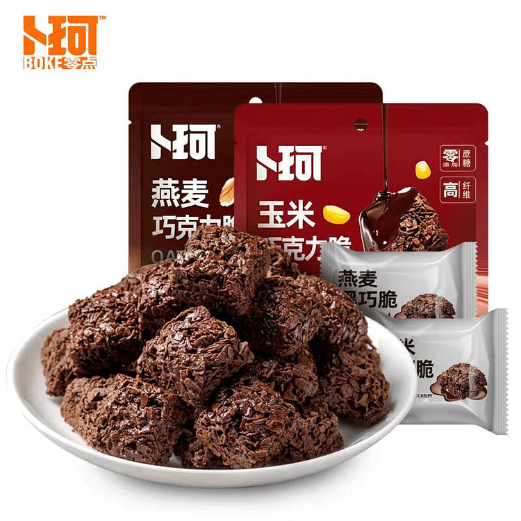 卜珂脆玉米燕麦黑巧脆（玉米巧克力）80g*4 80 克
