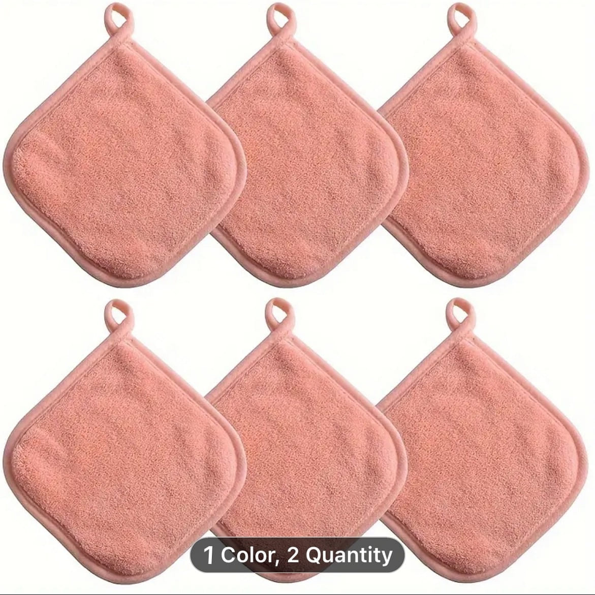 Microfiber Facial Cleansing Cloths – Pink 2 count